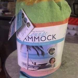 Hammock Lounge Chair - Green, Orange, Yellow